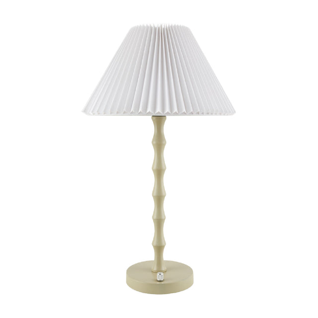 Modern European furniture - Pleated Linen Iron Table Lamp - www.oroa.com