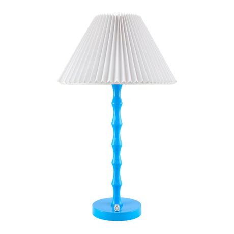 Modern European furniture - Pleated Linen Iron Table Lamp - www.oroa.com