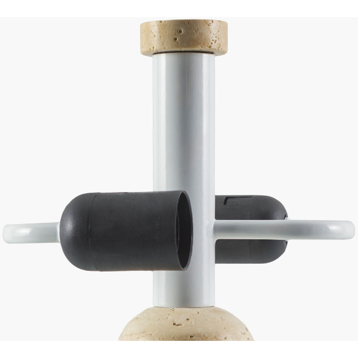   Metal Shade Travertine Table Lamp L | Oroa.com