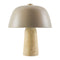 Modern European furniture - Metal Shade Travertine Table Lamp S - www.oroa.com