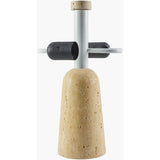 Modern European furniture - Metal Shade Travertine Table Lamp S - www.oroa.com