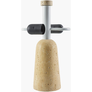   Metal Shade Travertine Table Lamp S | Oroa.com