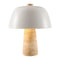 Modern European furniture - Metal Shade Travertine Table Lamp S - www.oroa.com