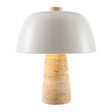 Modern European furniture - Metal Shade Travertine Table Lamp S - www.oroa.com