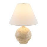 Modern European furniture - Cream Sphere Base Table Lamp - www.oroa.com