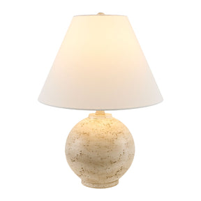 Modern European furniture - Cream Sphere Base Table Lamp - www.oroa.com