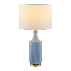   Fluted Glazed Ceramic Table Lamp | Oroa.com
