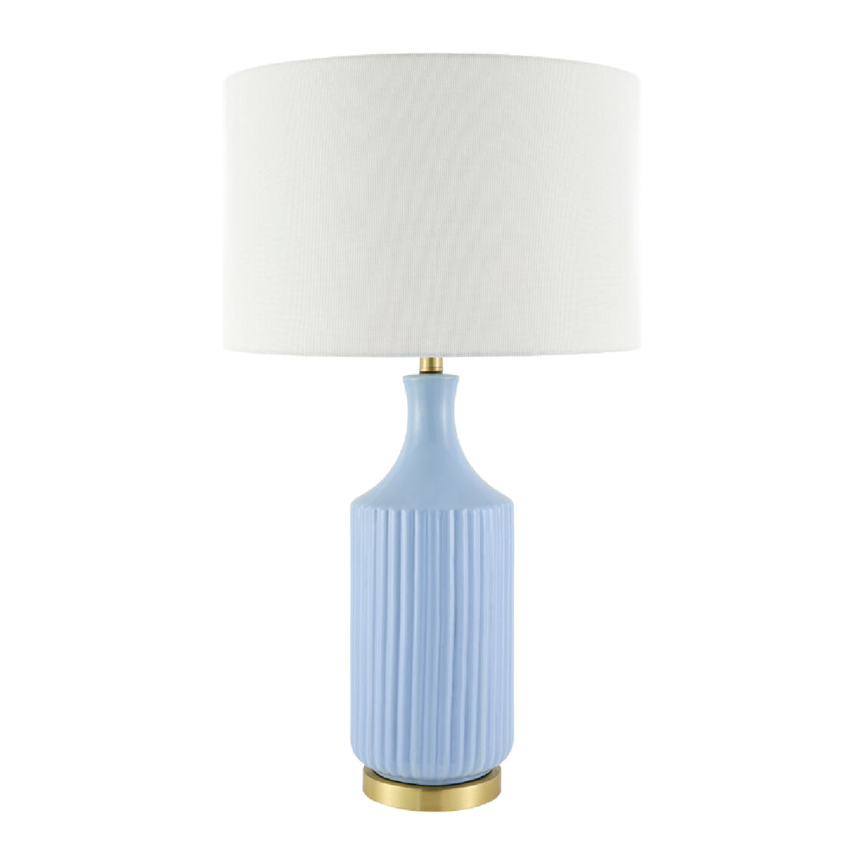   Fluted Glazed Ceramic Table Lamp | Oroa.com