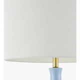Modern European furniture - Fluted Glazed Ceramic Table Lamp - www.oroa.com