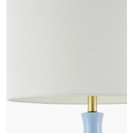 Modern European furniture - Fluted Glazed Ceramic Table Lamp - www.oroa.com
