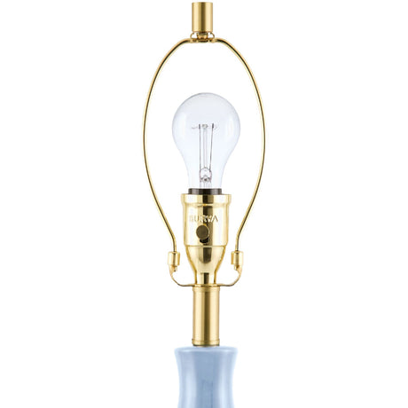 Modern European furniture - Fluted Glazed Ceramic Table Lamp - www.oroa.com