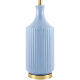 Modern European furniture - Fluted Glazed Ceramic Table Lamp - www.oroa.com