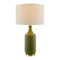 Modern European furniture - Fluted Glazed Ceramic Table Lamp - www.oroa.com