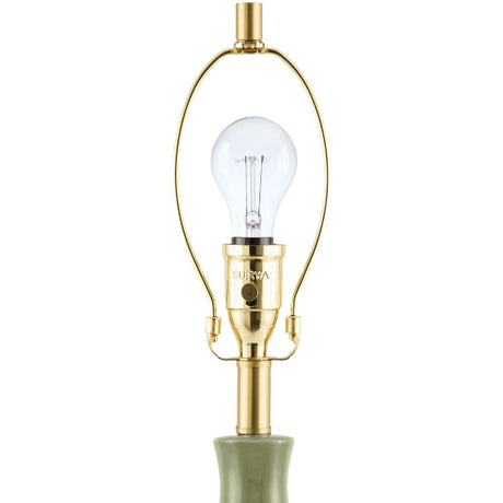 Modern European furniture - Fluted Glazed Ceramic Table Lamp - www.oroa.com