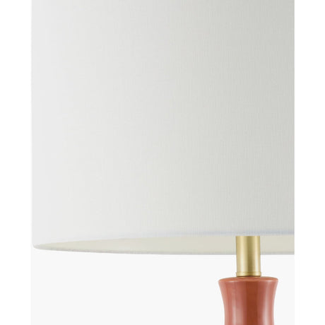 Modern European furniture - Fluted Glazed Ceramic Table Lamp - www.oroa.com