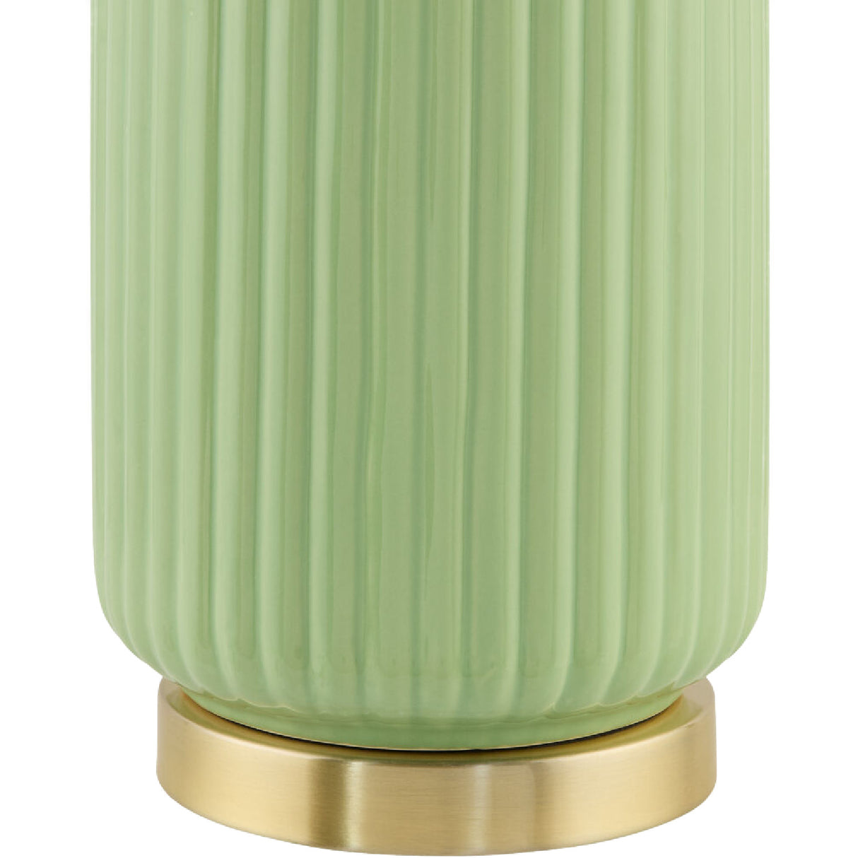   Fluted Glazed Ceramic Table Lamp | Oroa.com