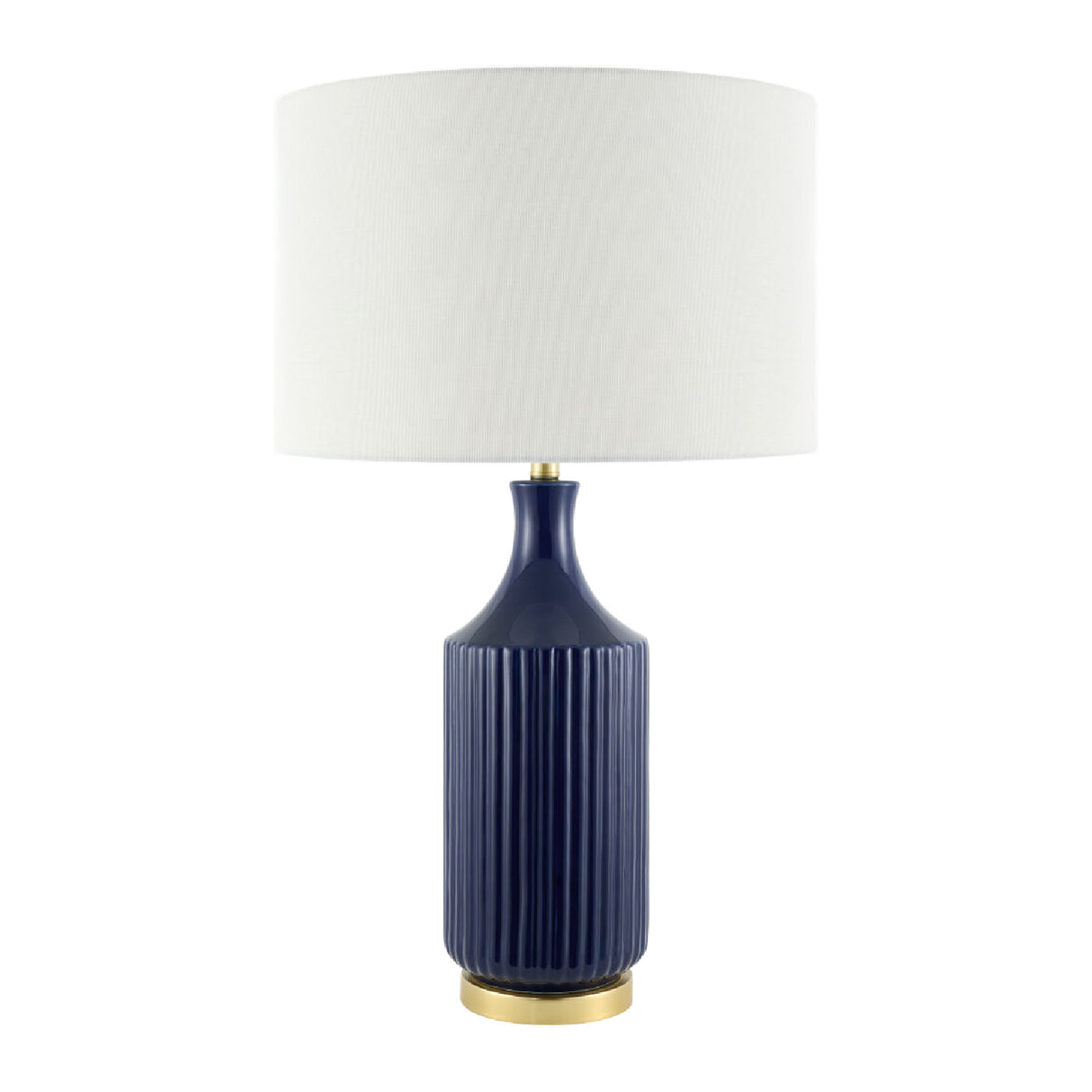   Fluted Glazed Ceramic Table Lamp | Oroa.com