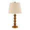 Modern European furniture - Rubberwood Beige Linen Table Lamp - www.oroa.com