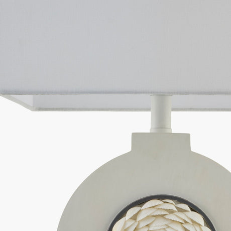 Modern European furniture - Shell Embellished Accent Table Lamp - www.oroa.com