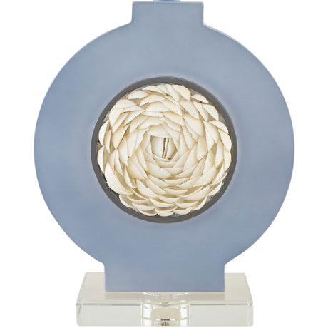 Modern European furniture - Shell Embellished Accent Table Lamp - www.oroa.com