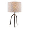 Modern European furniture - Floral Print Linen Table Lamp S - www.oroa.com