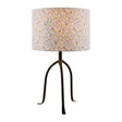 Modern European furniture - Floral Print Linen Table Lamp S - www.oroa.com