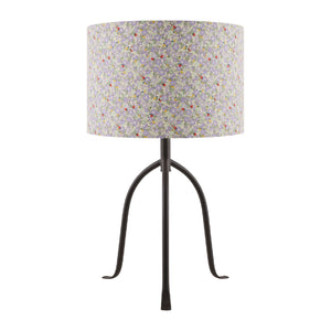   Floral Print Linen Table Lamp S | Oroa.com