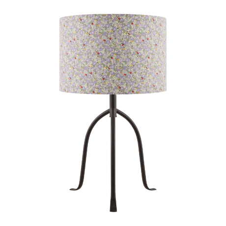 Modern European furniture - Floral Print Linen Table Lamp S - www.oroa.com