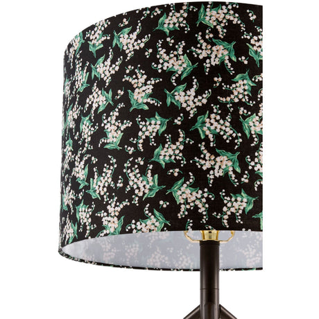 Modern European furniture - Floral Print Linen Table Lamp S - www.oroa.com
