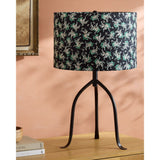 Modern European furniture - Floral Print Linen Table Lamp S - www.oroa.com