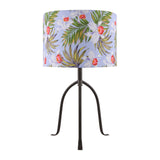 Modern European furniture - Floral Print Linen Table Lamp S - www.oroa.com