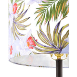 Modern European furniture - Floral Print Linen Table Lamp S - www.oroa.com
