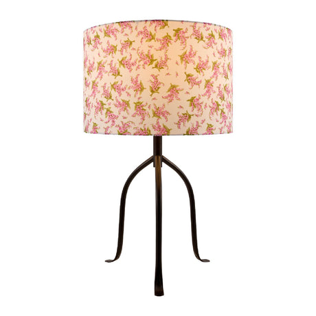 Modern European furniture - Floral Print Linen Table Lamp S - www.oroa.com