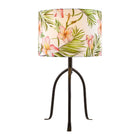 Modern European furniture - Floral Print Linen Table Lamp S - www.oroa.com