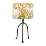 Modern European furniture - Floral Print Linen Table Lamp S - www.oroa.com