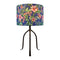 Modern European furniture - Floral Print Linen Table Lamp S - www.oroa.com