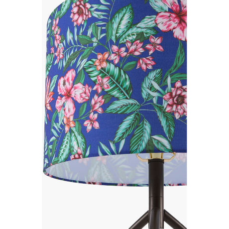 Modern European furniture - Floral Print Linen Table Lamp S - www.oroa.com