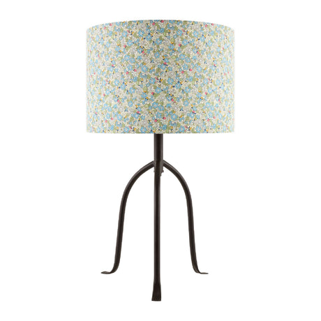 Modern European furniture - Floral Print Linen Table Lamp S - www.oroa.com