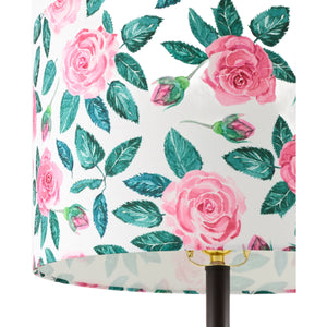   Floral Print Linen Table Lamp S | Oroa.com