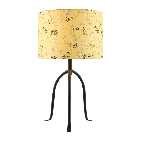 Modern European furniture - Floral Print Linen Table Lamp S - www.oroa.com