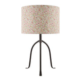Modern European furniture - Floral Print Linen Table Lamp S - www.oroa.com
