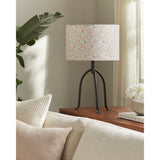 Modern European furniture - Floral Print Linen Table Lamp S - www.oroa.com