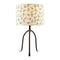 Modern European furniture - Floral Print Linen Table Lamp S - www.oroa.com