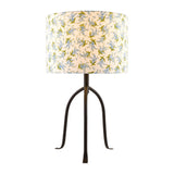 Modern European furniture - Floral Print Linen Table Lamp S - www.oroa.com