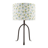 Modern European furniture - Floral Print Linen Table Lamp S - www.oroa.com