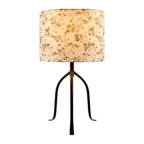 Modern European furniture - Floral Print Linen Table Lamp S - www.oroa.com