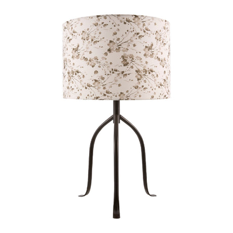 Modern European furniture - Floral Print Linen Table Lamp S - www.oroa.com