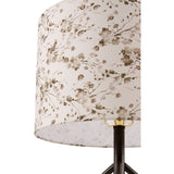 Modern European furniture - Floral Print Linen Table Lamp S - www.oroa.com