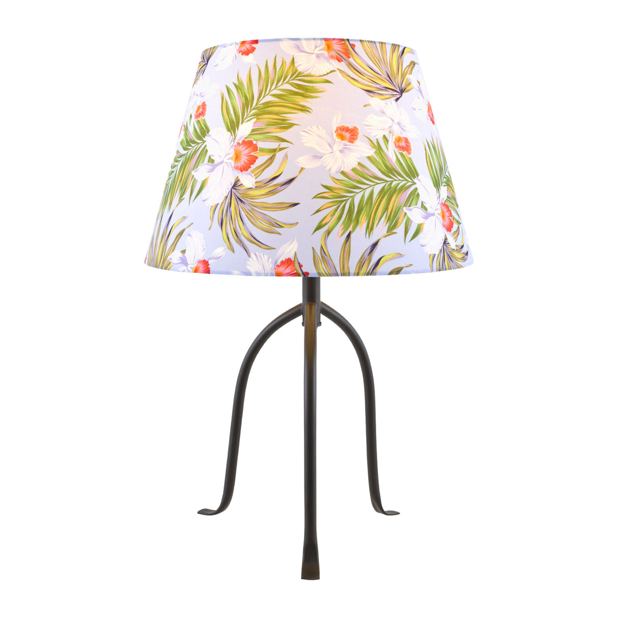   Floral Print Linen Table Lamp L | Oroa.com
