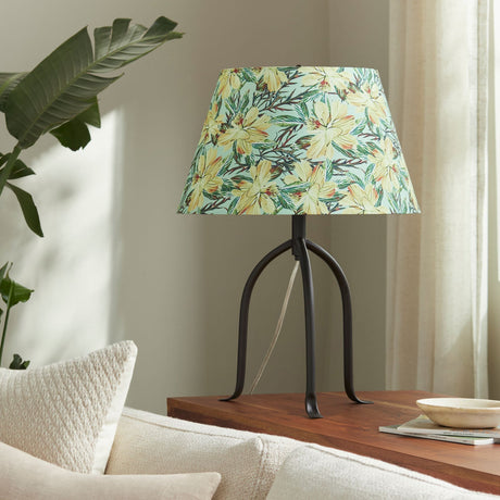 Modern European furniture - Floral Print Linen Table Lamp L - www.oroa.com
